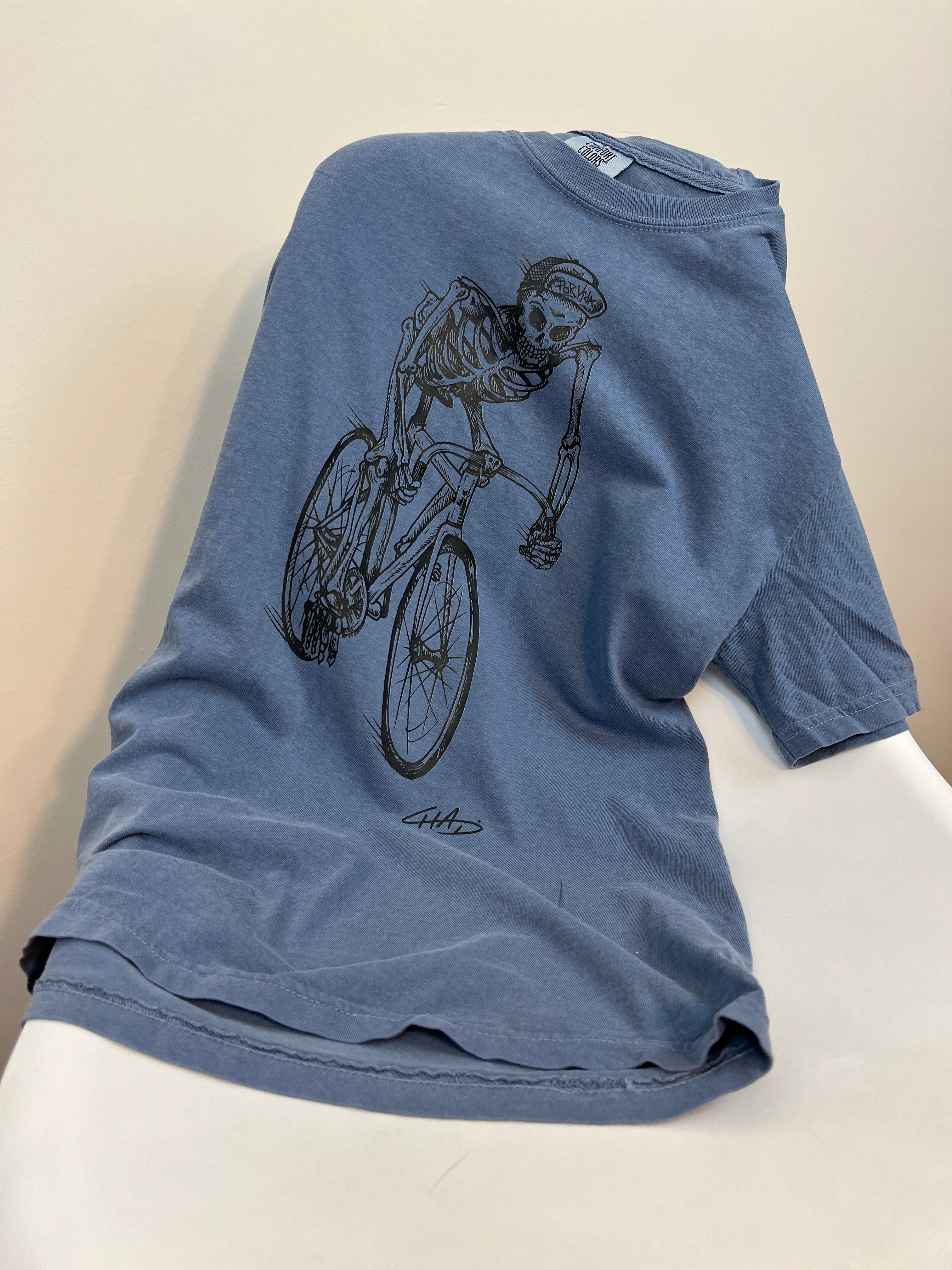 Death Rider - 90's Cut Heavyweight Garment-Dyed T-Shirt