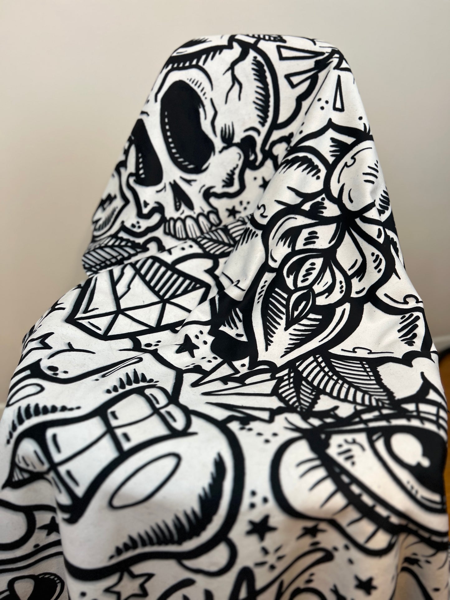 Two Tone - Premium Black Sherpa Blanket 50x60