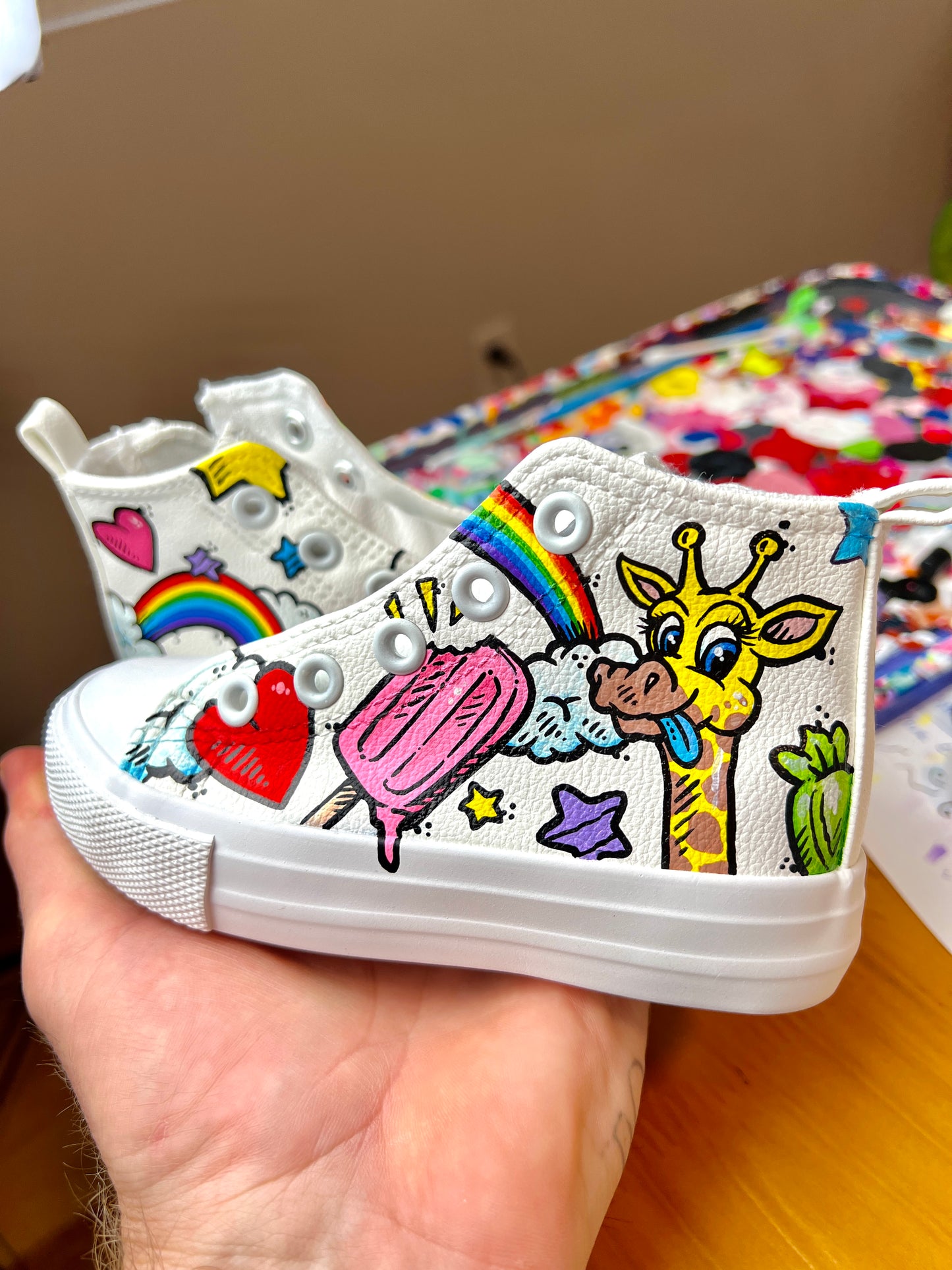 Custom Hand Painted Dress "Candy"