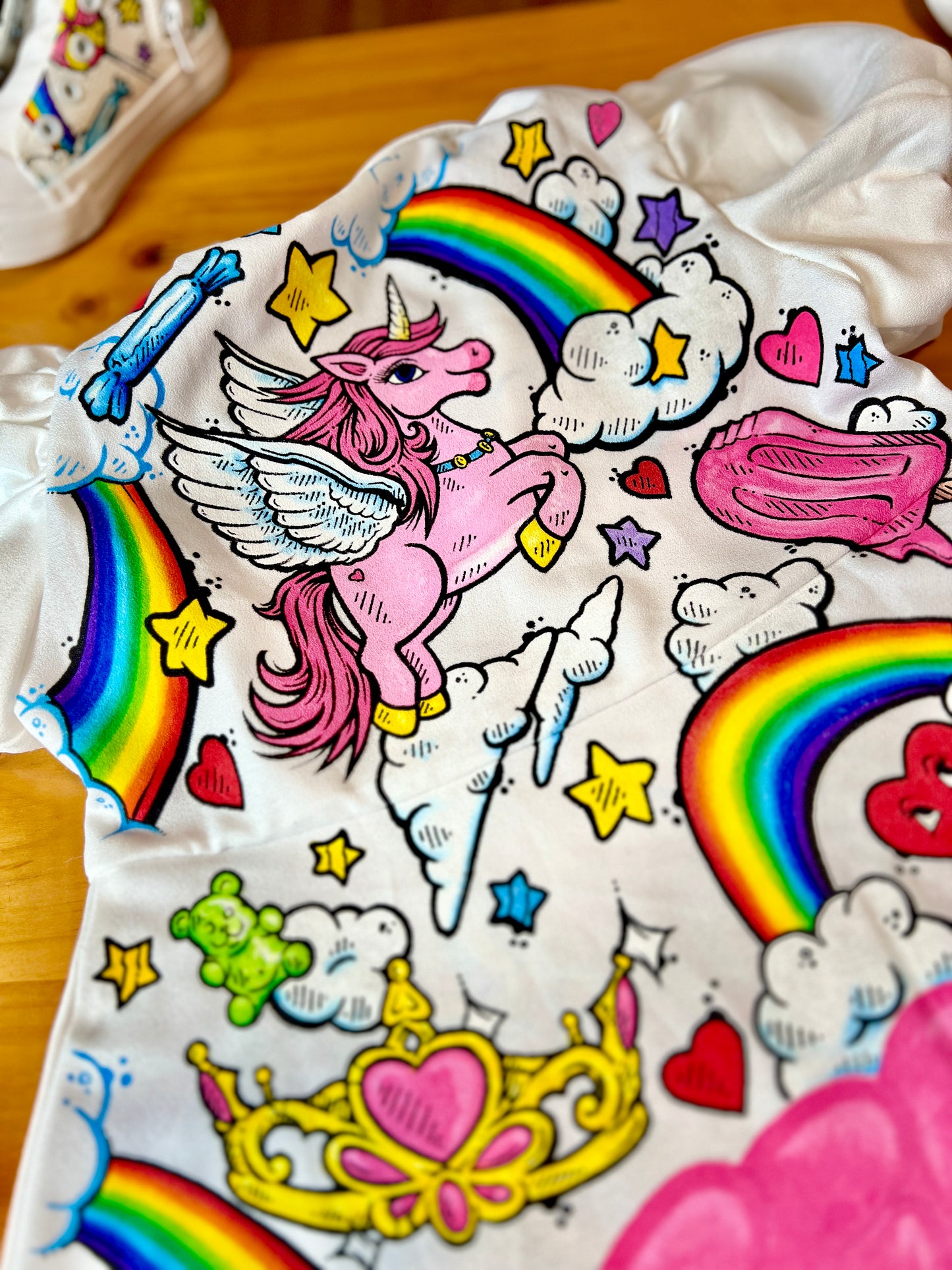 Custom Hand Painted Dress "Candy"