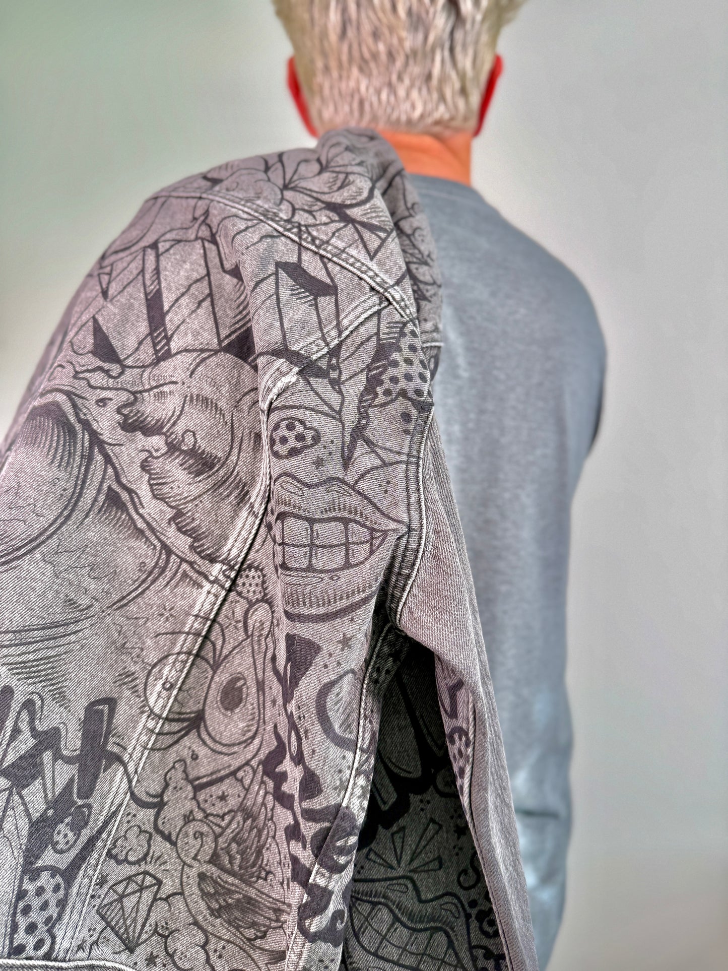 Unity - Custom Hand Painted Levi's Denim Jacket