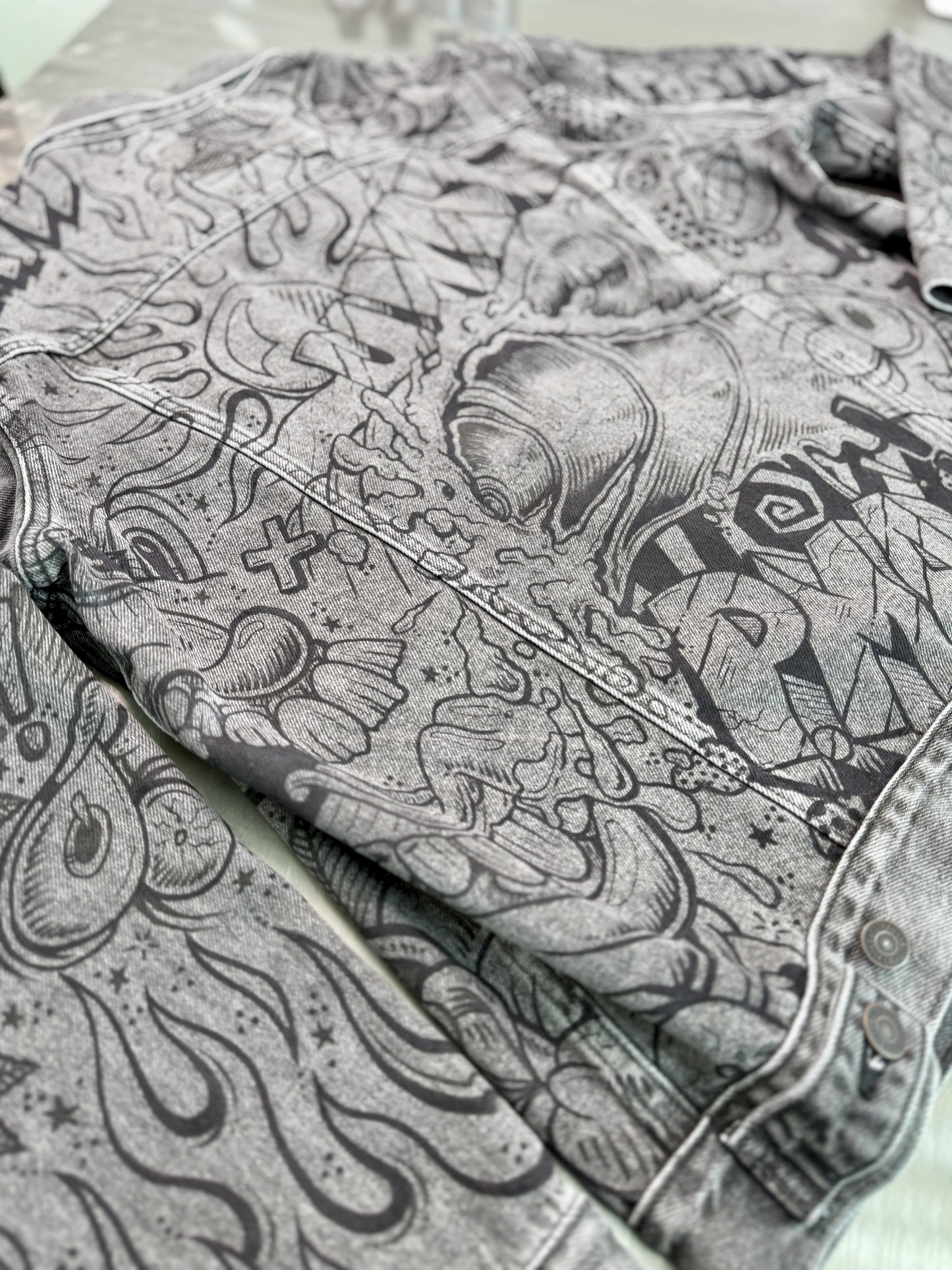 Unity - Custom Hand Painted Levi's Denim Jacket