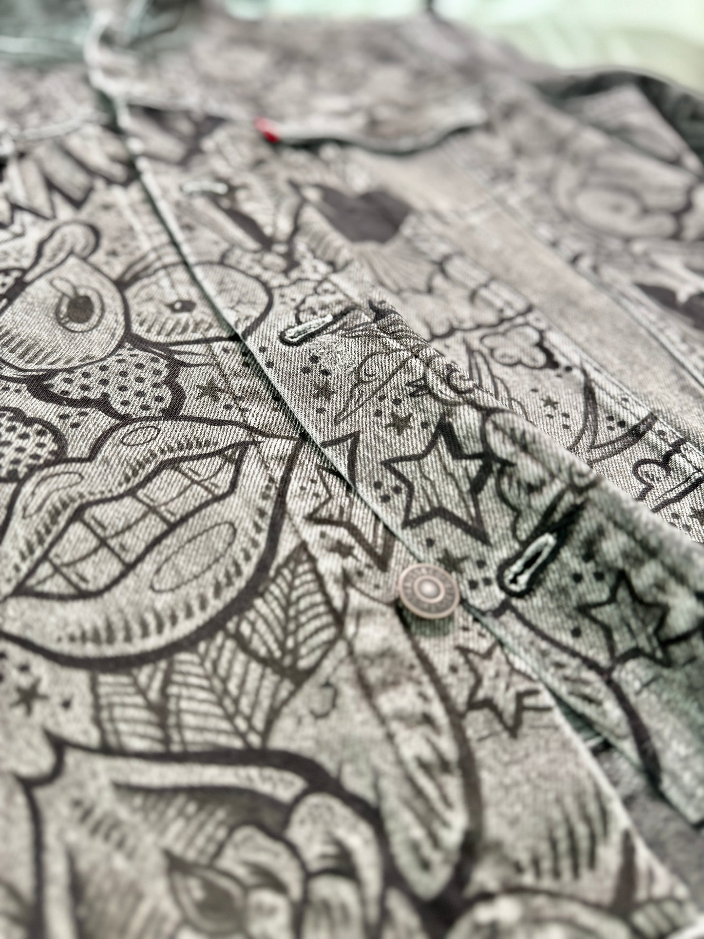 Unity - Custom Hand Painted Levi's Denim Jacket