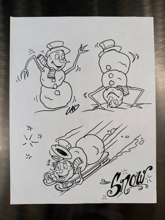 The White Paper Files - Original Art - 7
