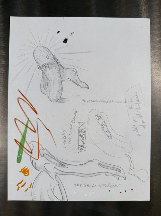 The White Paper Files - Original Art - 77