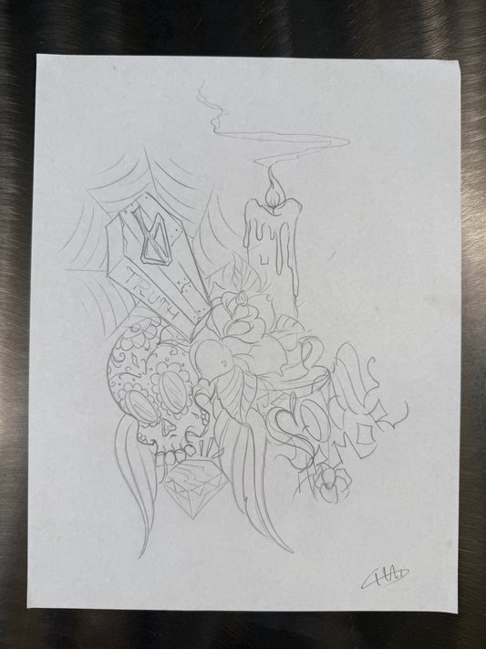 The White Paper Files - Original Art - 210