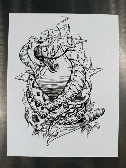 The White Paper Files - Original Art - 401