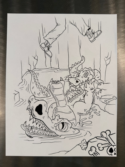 The White Paper Files - Original Art - 455