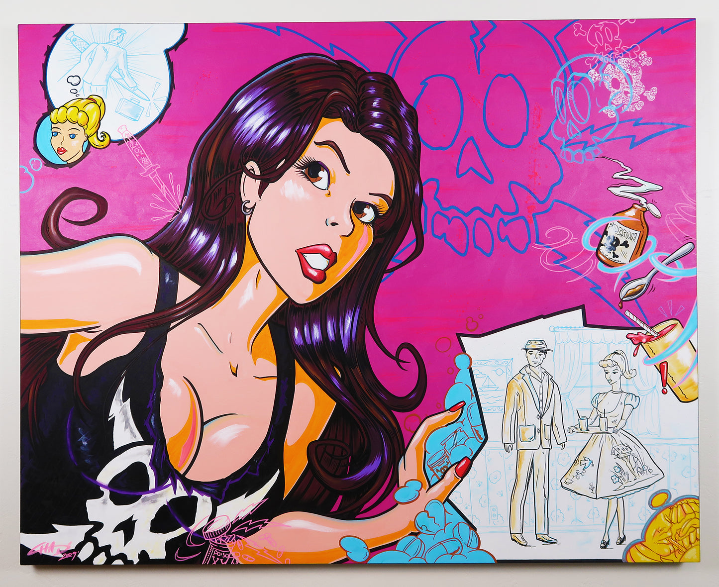 Poison - 60"x48" Canvas Painting