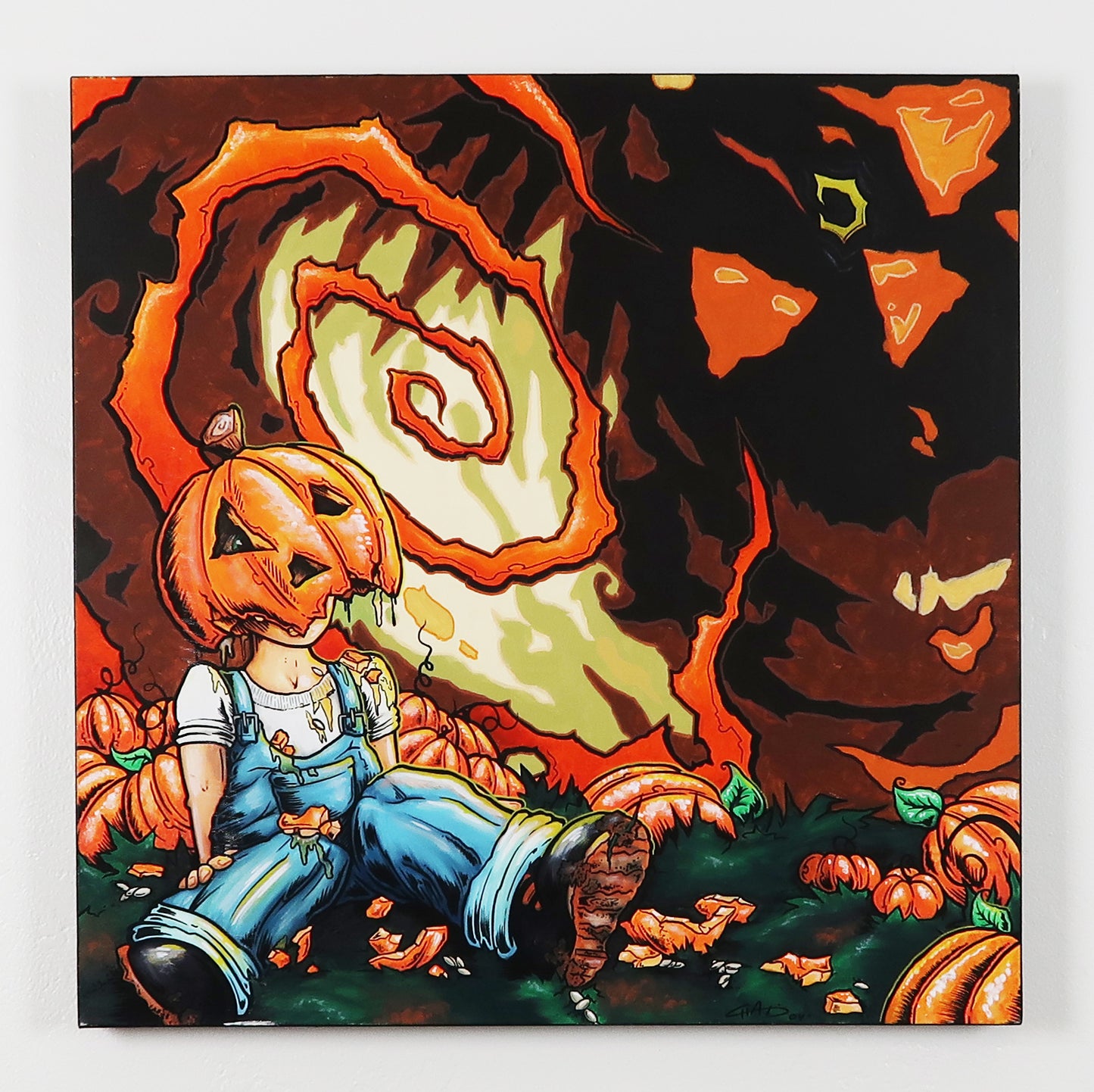 Jack Got Jacked - 24"x24" Canvas Painting