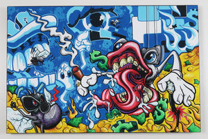 Money Pit- 36"x24" Canvas Painting