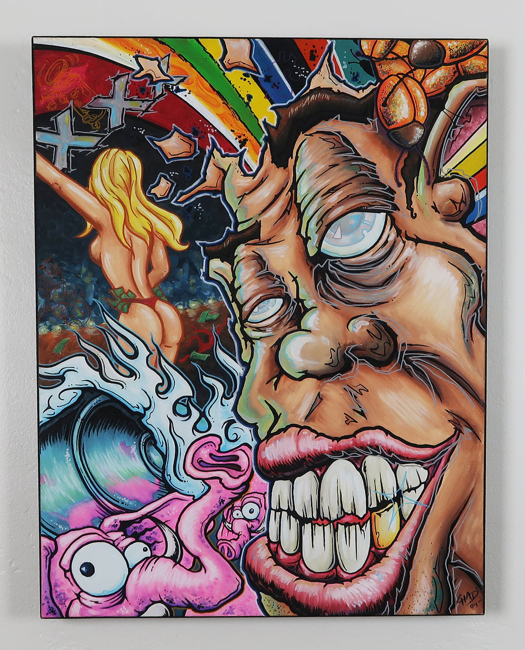 Lose Your Mind - 18" x 24" Canvas Painting