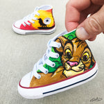 Lion King Custom Hand Painted Toddler Converse Chucks