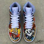 Fast Food 4's - Custom Hand Painted Jordan retro 4 shoes – chadcantcolor