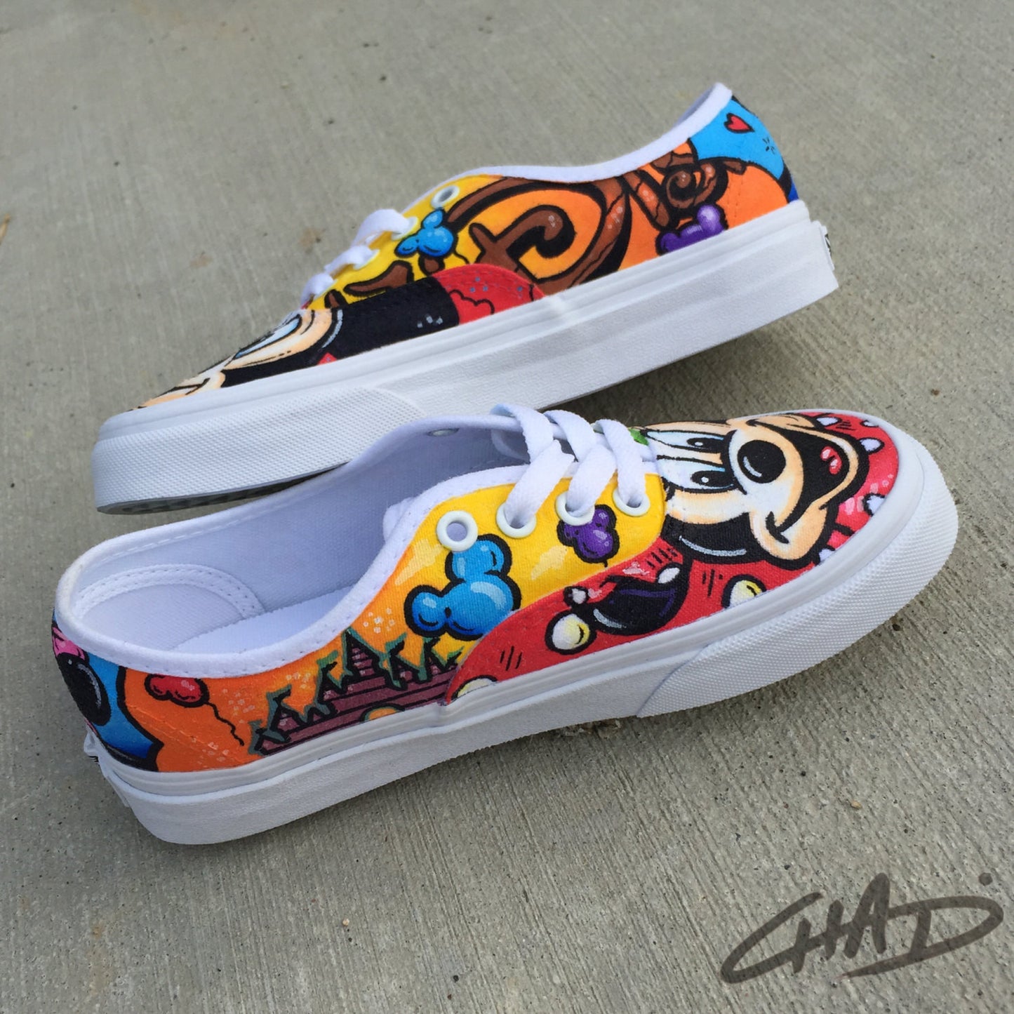 Disney Character Mash Up - Vans Authentic shoes