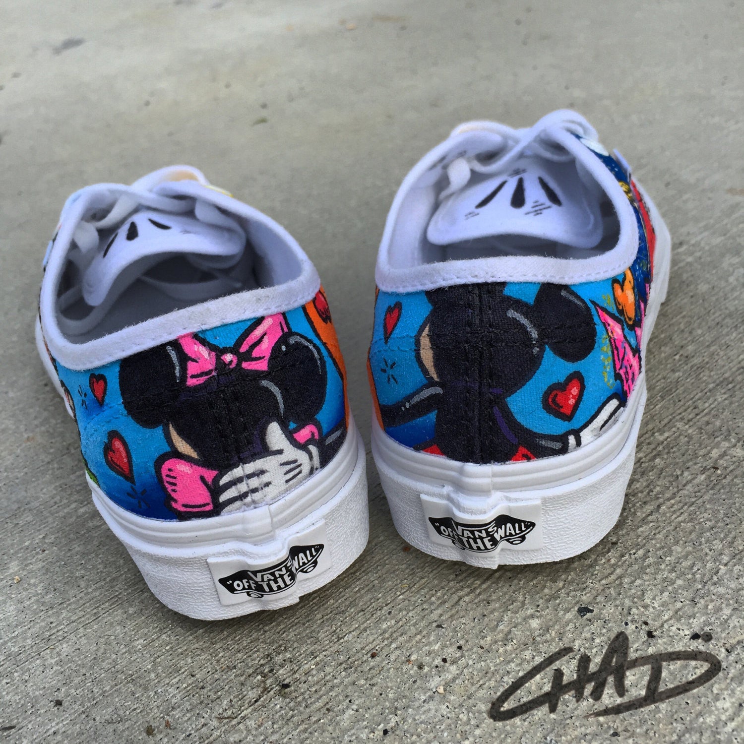 Disney Character Mash Up Vans Authentic shoes