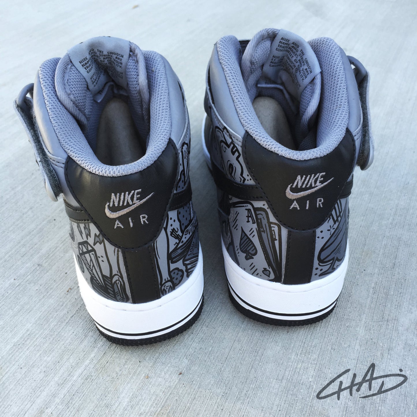 Dimes -  Custom hand painted Nike Air Force 1 shoes