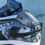 Dimes -  Custom hand painted Nike Air Force 1 shoes