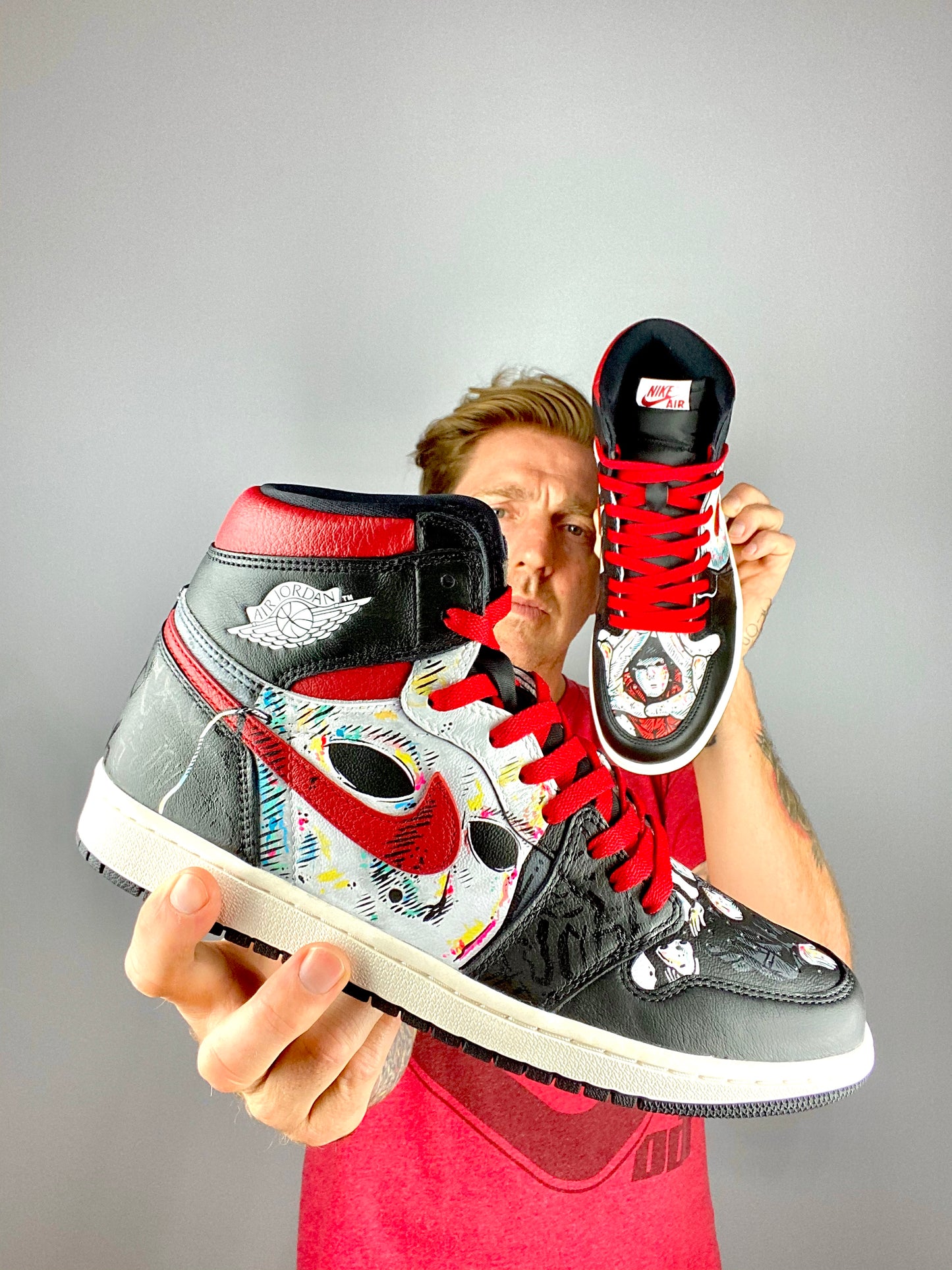 Jabbawockeez Team Issue - Nike Jordan retro shoes