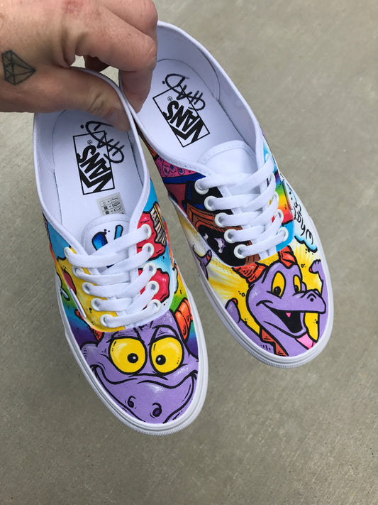 Figment the Imagination Dragon - Vans Authentic shoes