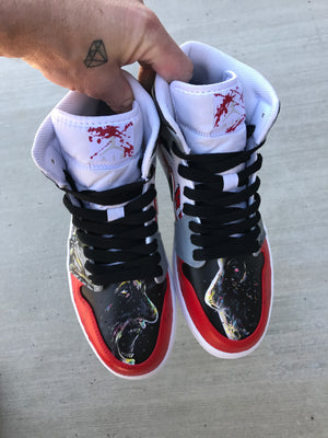 Freddy V/S Jason - Nike Jordan retro shoes