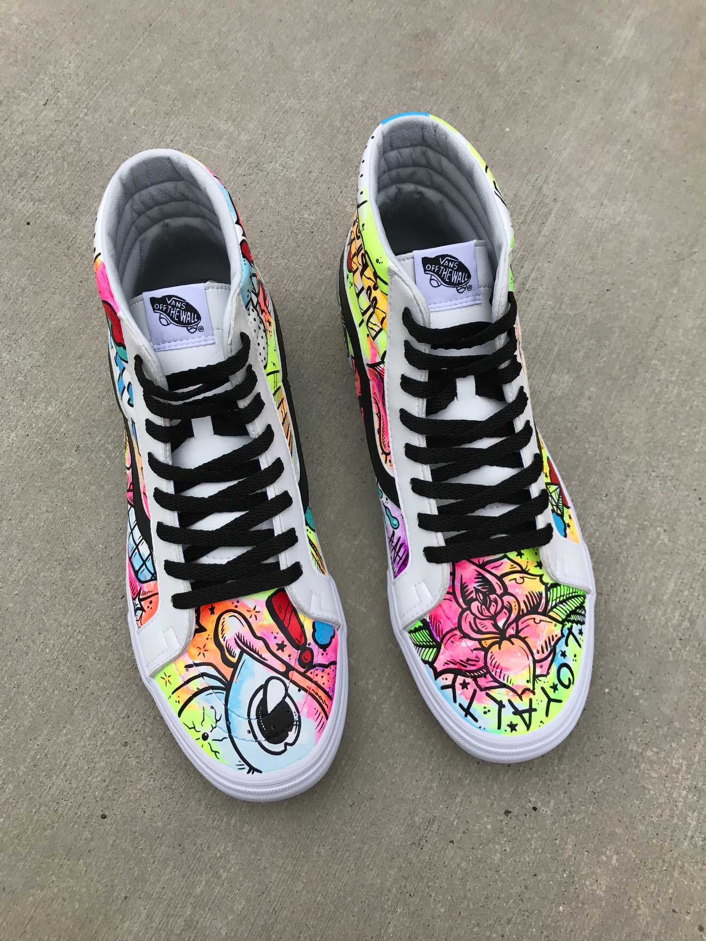 Battery Acid - Vans Sk8 Hi Leather