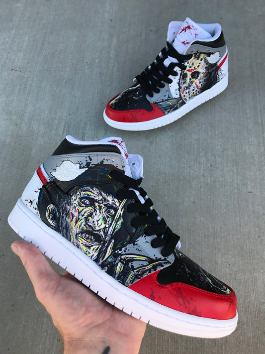 Freddy V/S Jason - Nike Jordan retro shoes
