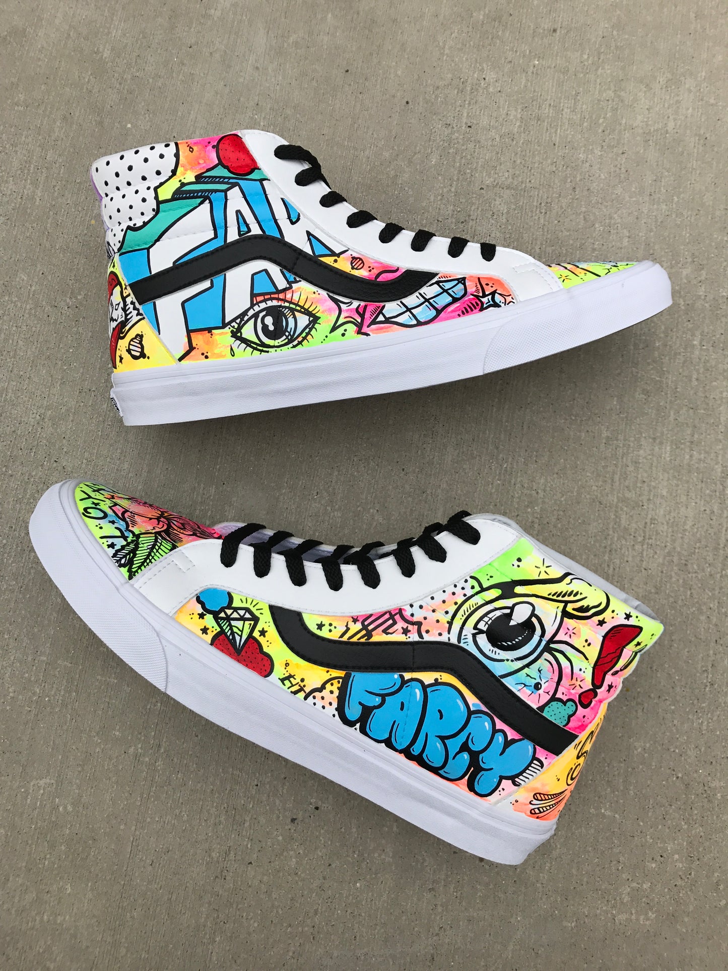 Battery Acid - Vans Sk8 Hi Leather