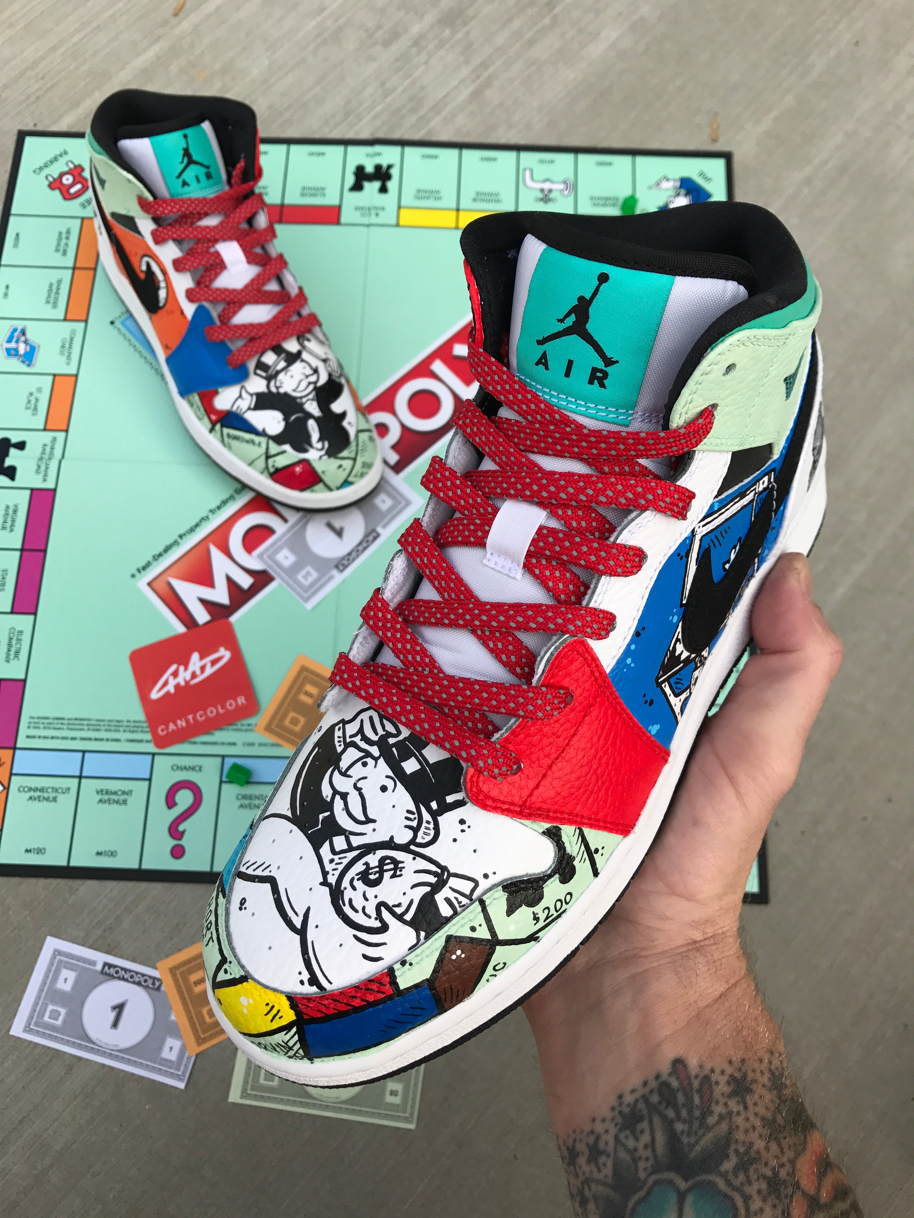 Monopoly Nike Jordan retro shoes