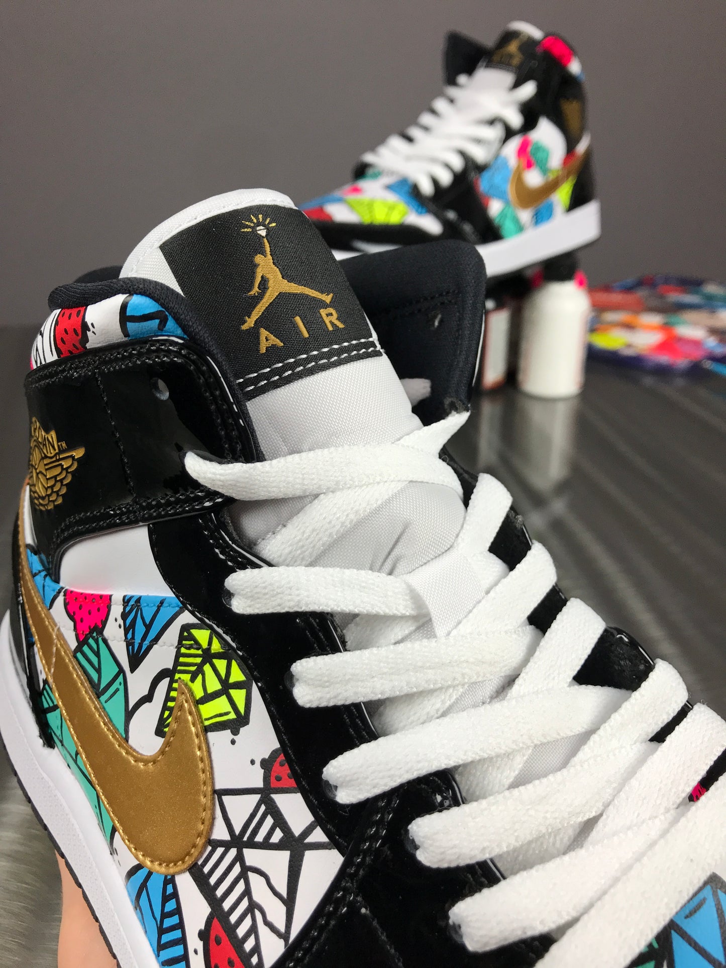 Shine Bright - Nike Jordan Retro 1 shoes