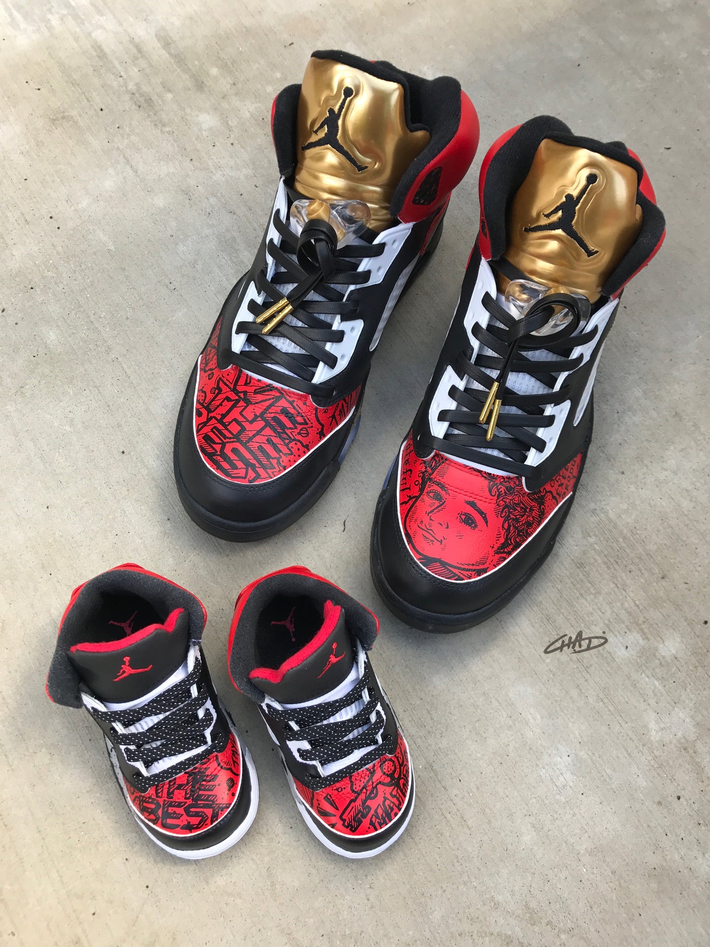 We the Best! DJ Khaled & Asahd- Jordan retro shoes