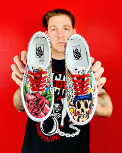 Classic Tattoo Vans Authentic shoes