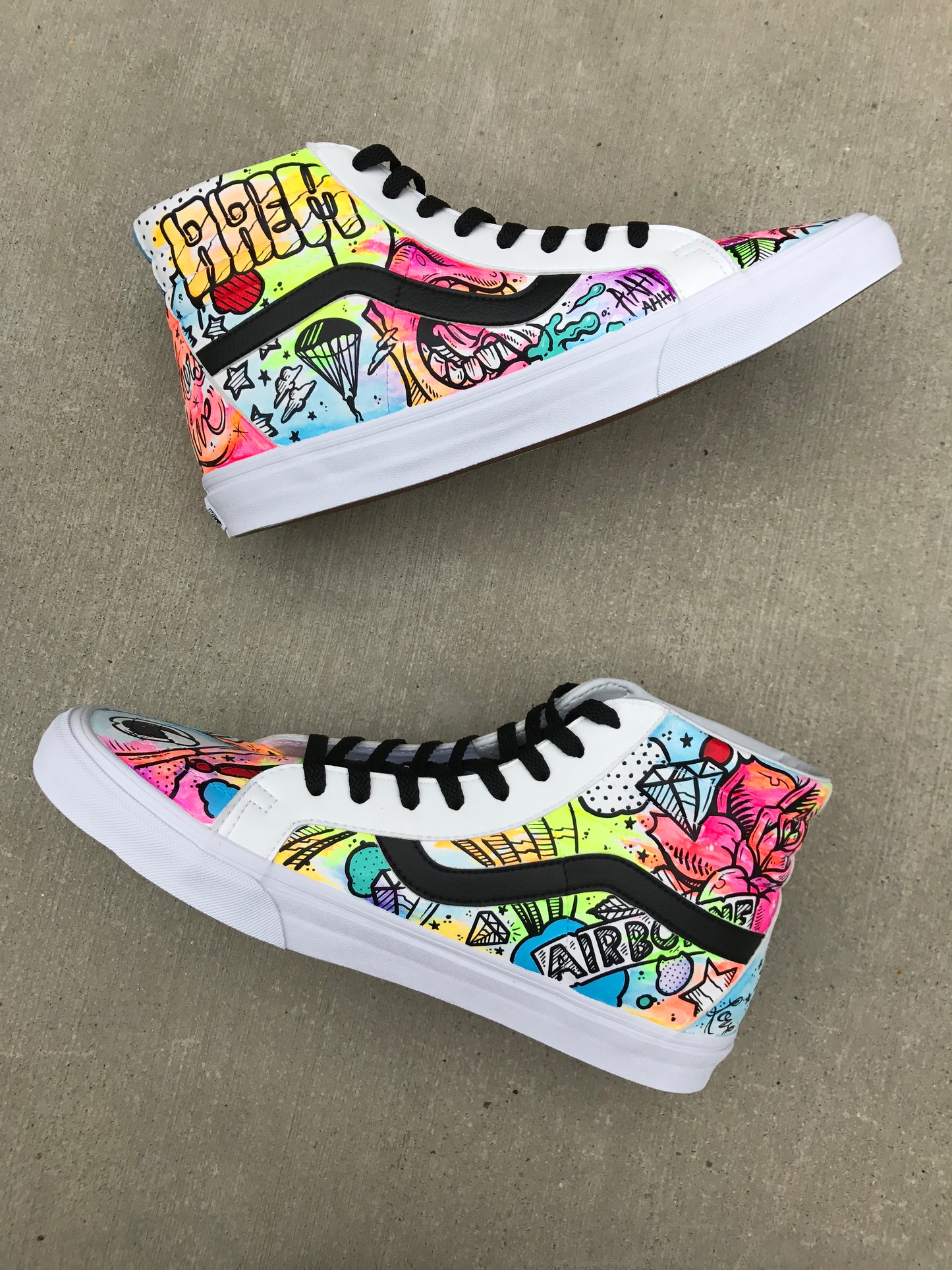Battery Acid - Vans Sk8 Hi Leather