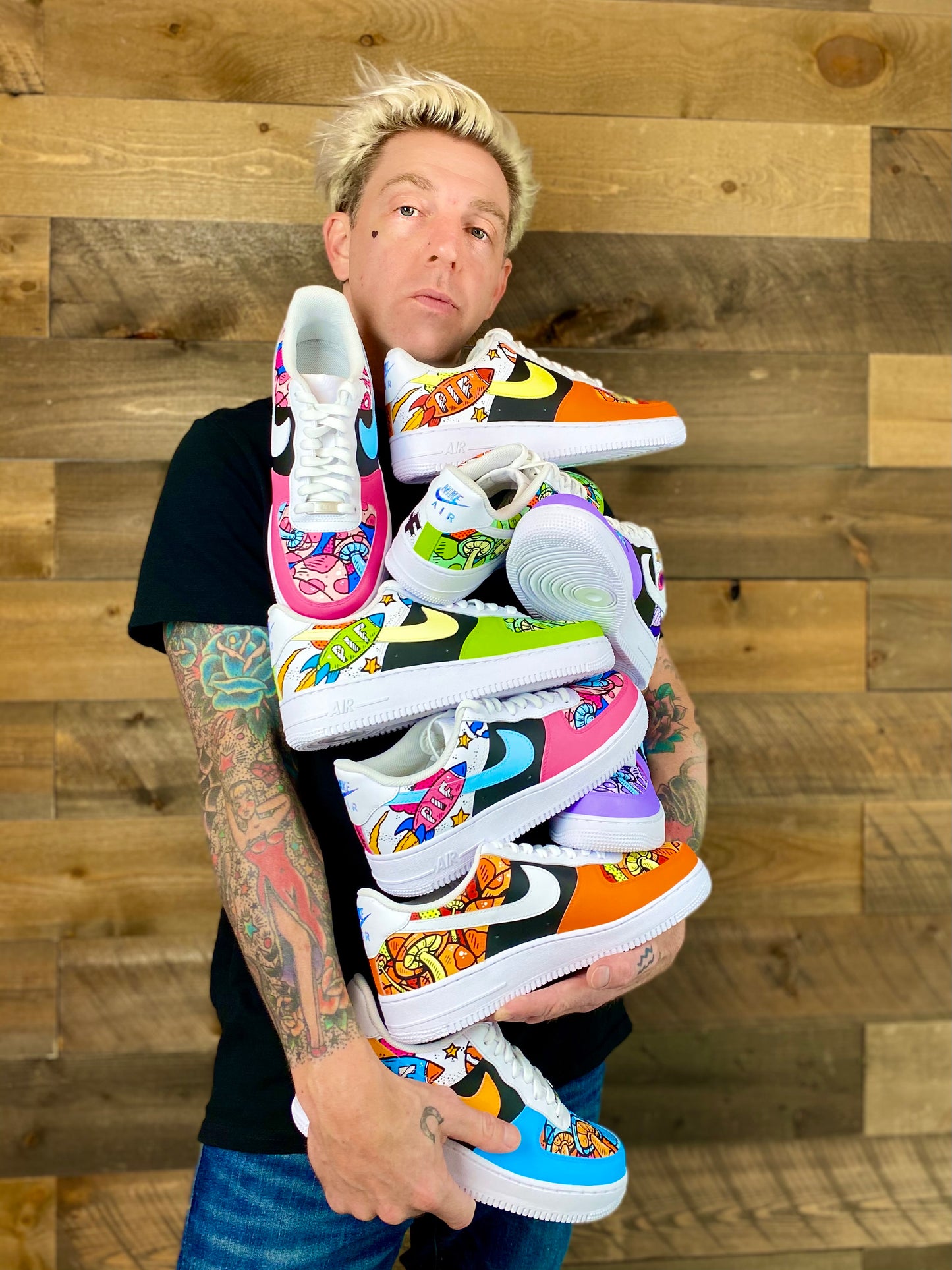 To The Moon - Nike AF1 shoes