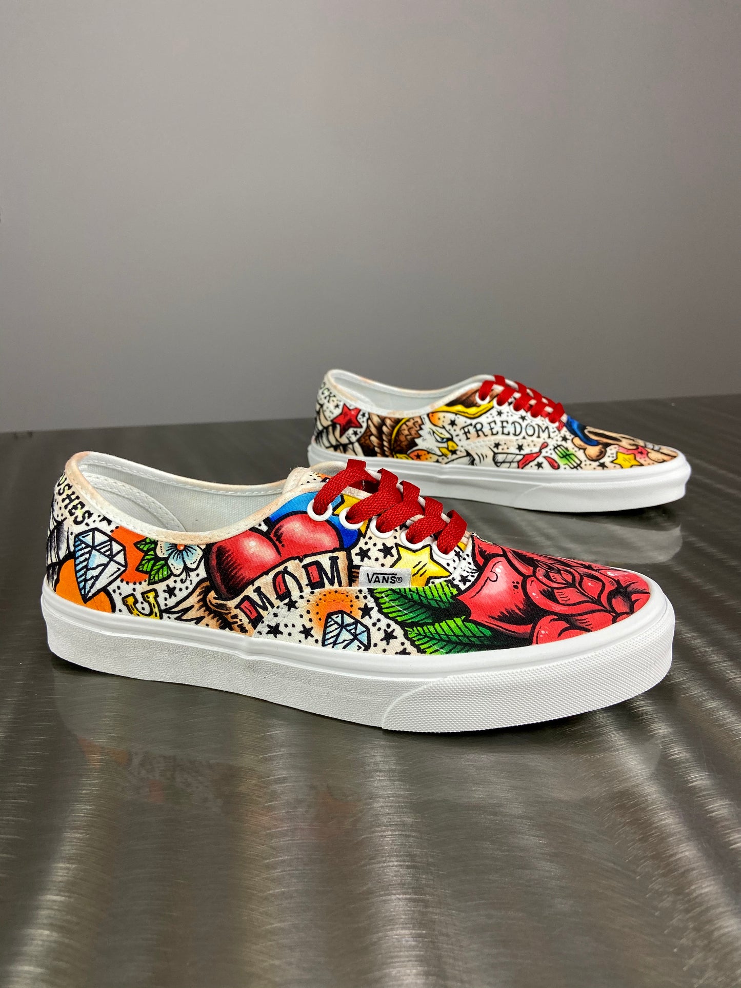 Classic Tattoo Vans Authentic shoes
