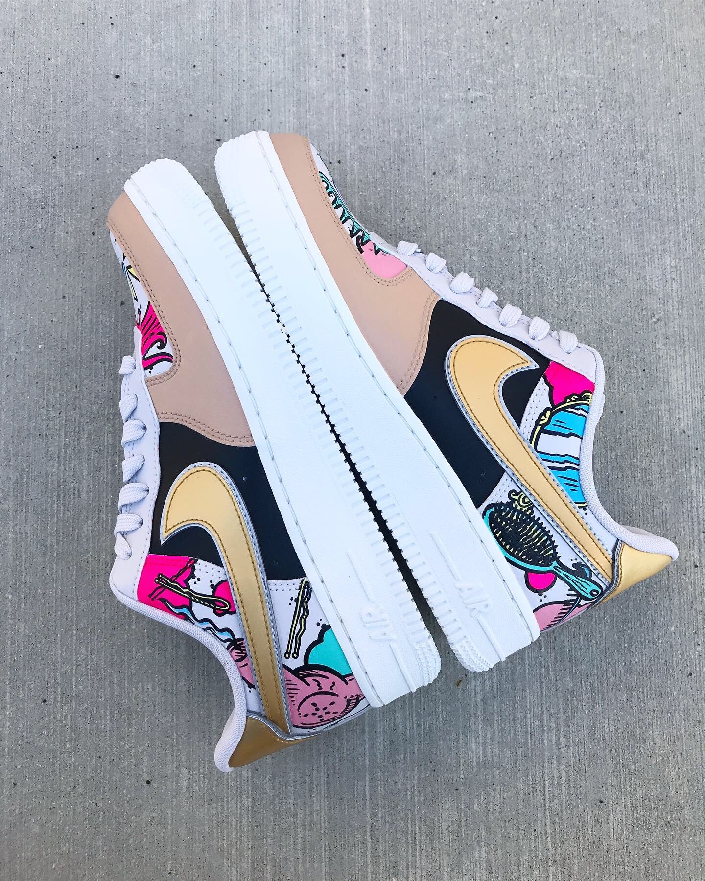 Hair Did - Nike AF1 shoes