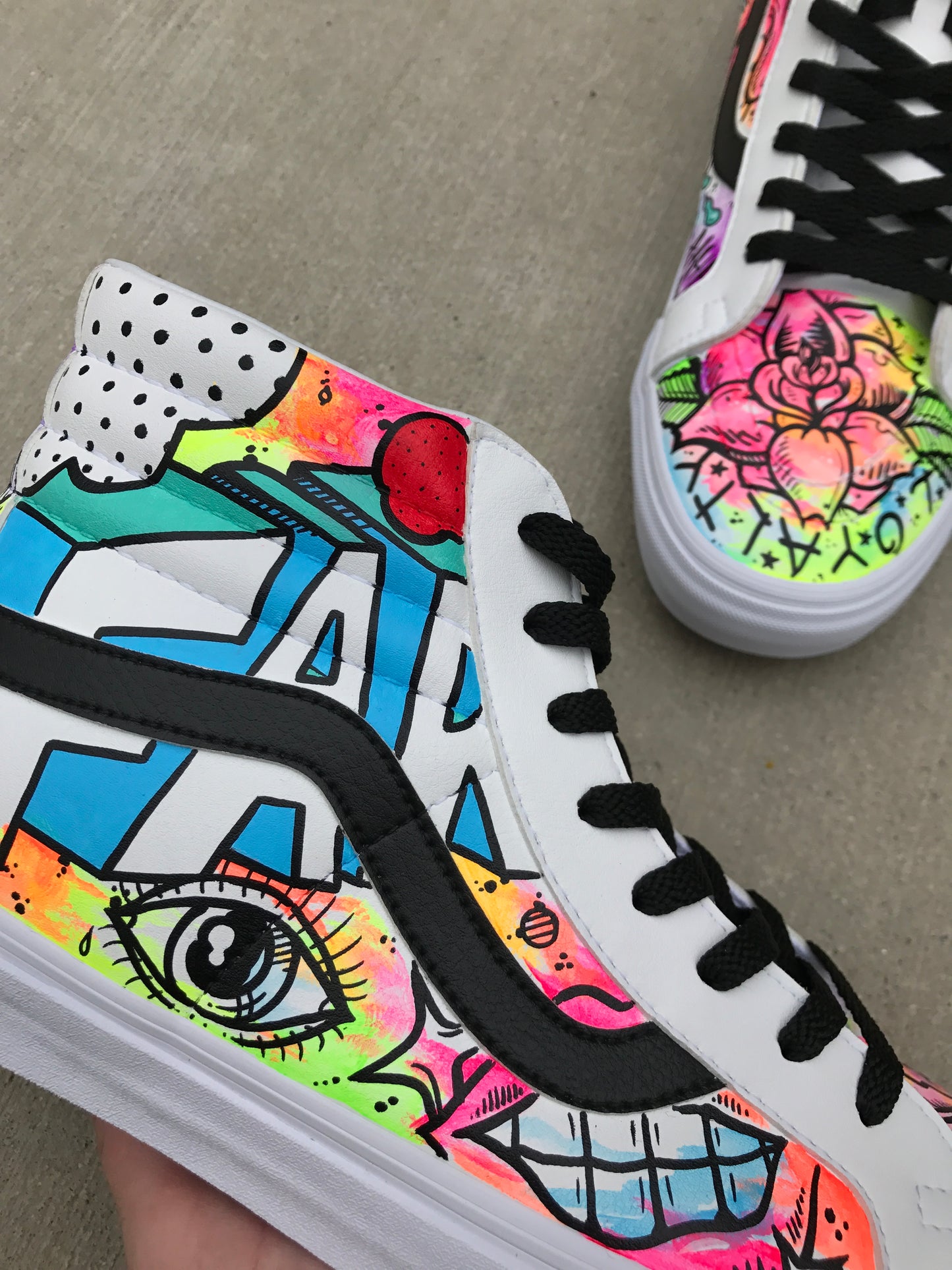 Battery Acid - Vans Sk8 Hi Leather
