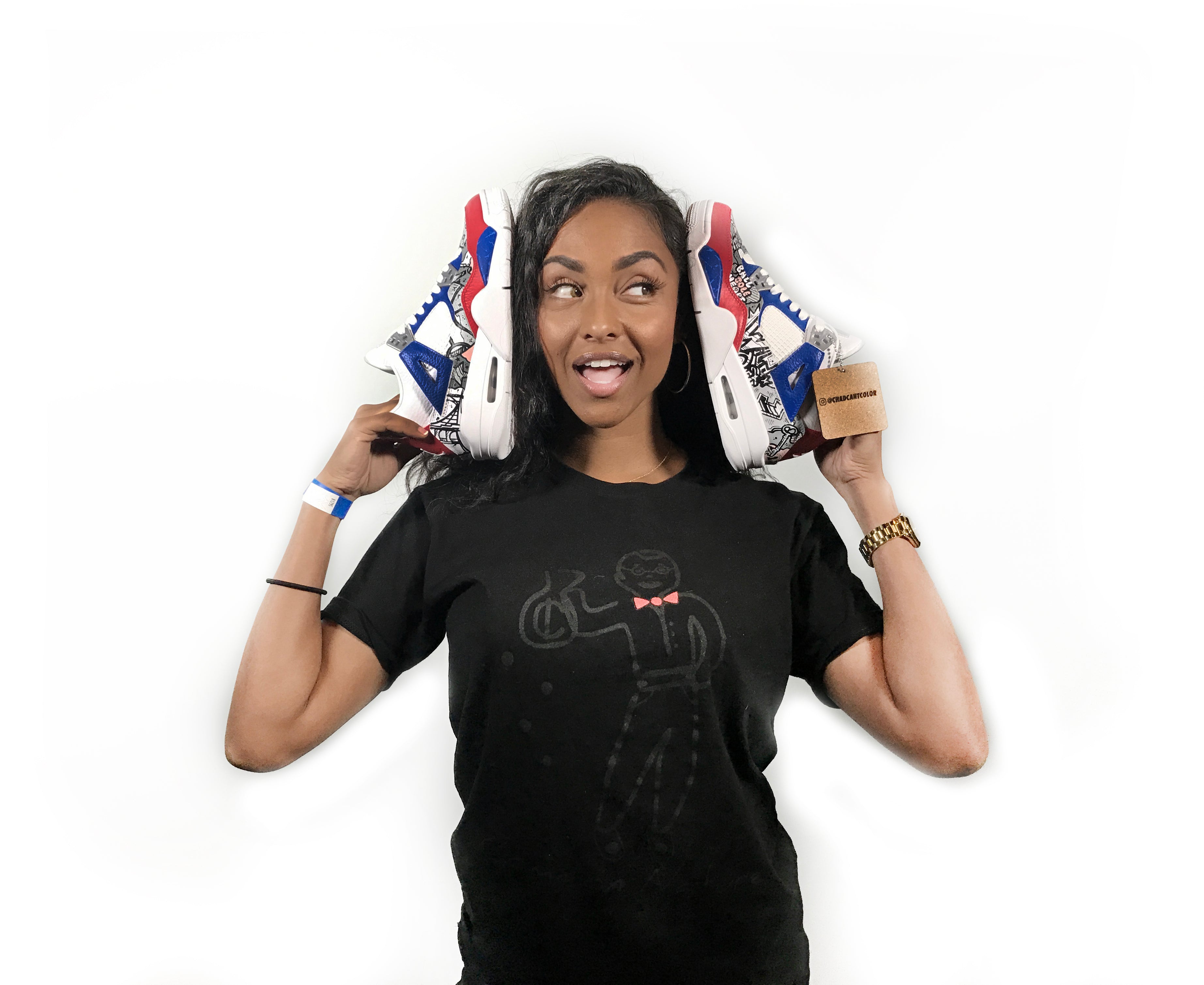 Babs - Brittney Elana Custom Nike Jordan retro shoes