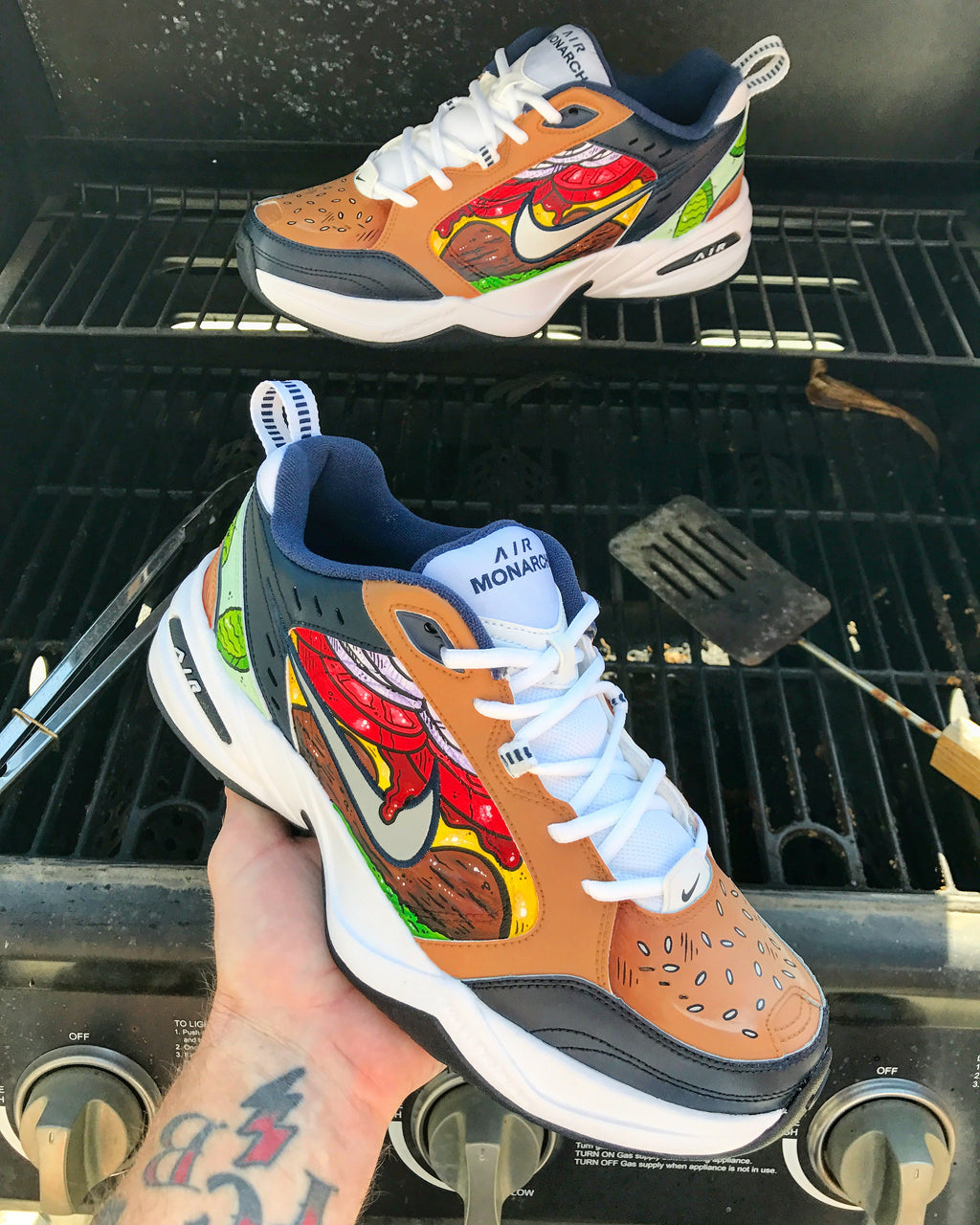 Dads Ultimate Grillin' & Chillin' - Nike Air Monarch shoes
