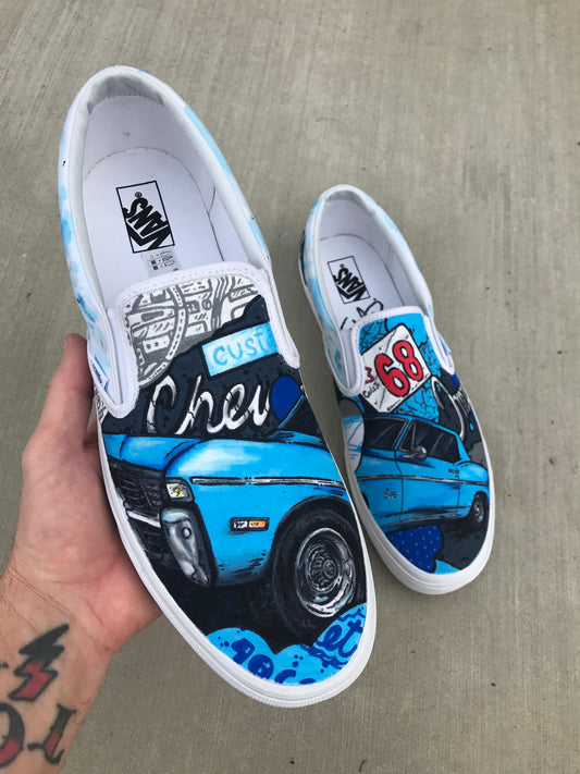 American Muscle Vans Slip On shoes