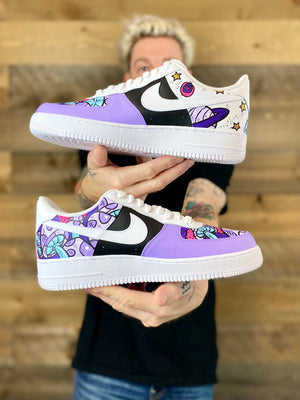 To The Moon - Nike AF1 shoes