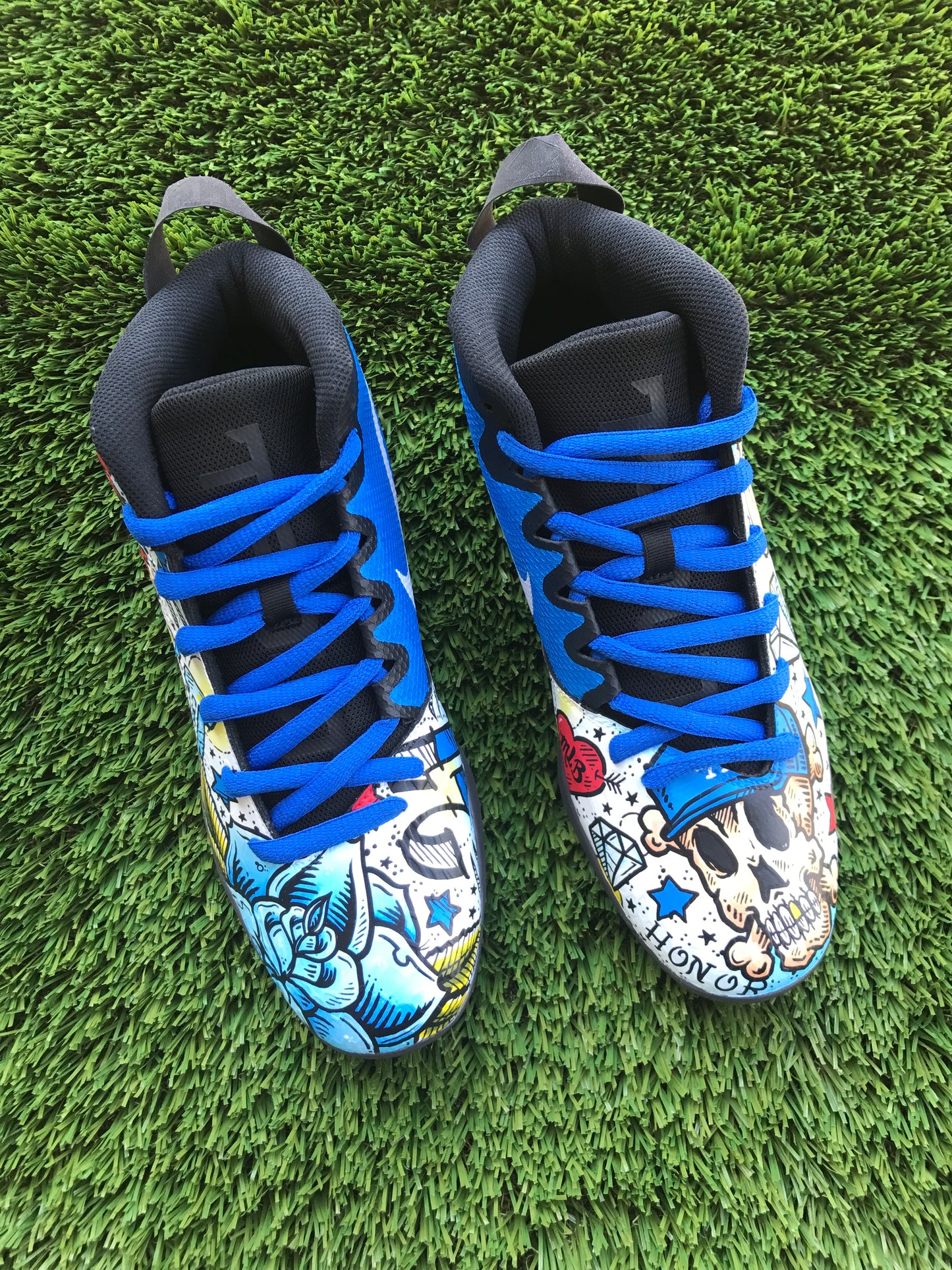 LA Dodgers Walker Buehler's Day Off - Nike Baseball Cleat shoes
