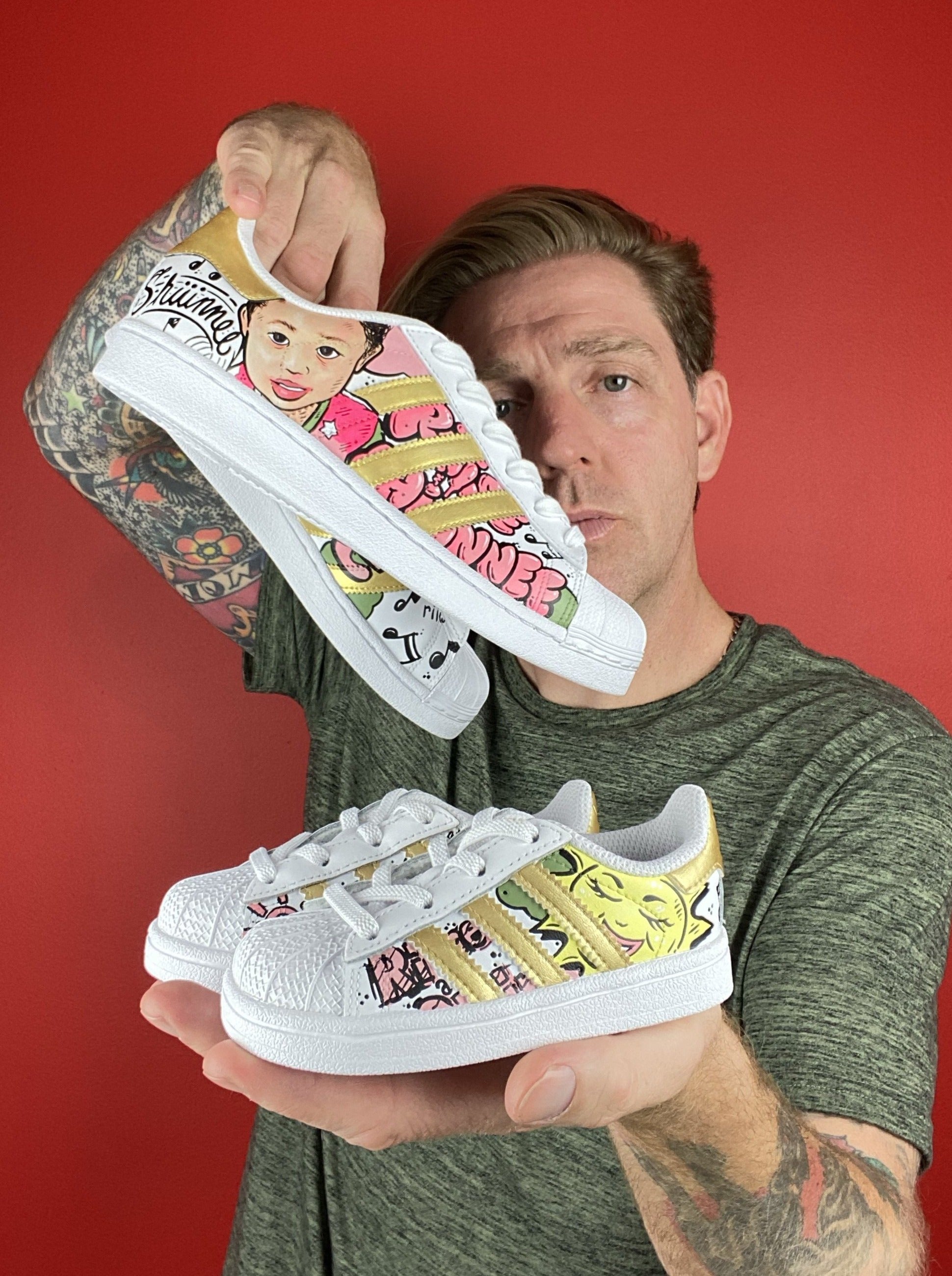 Adidas superstar personalised Clearance