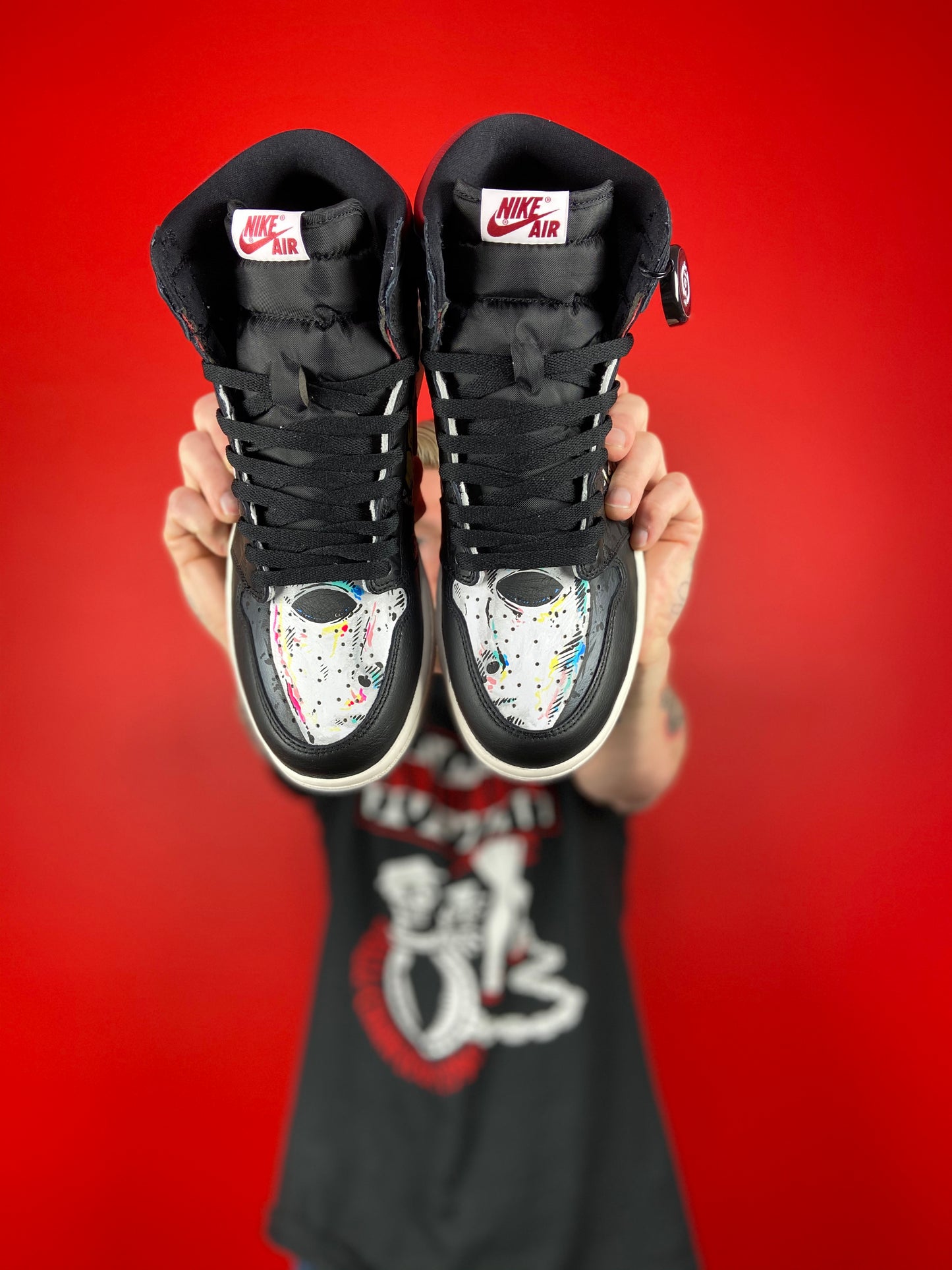 Jabbawockeez Jordan Retro shoes