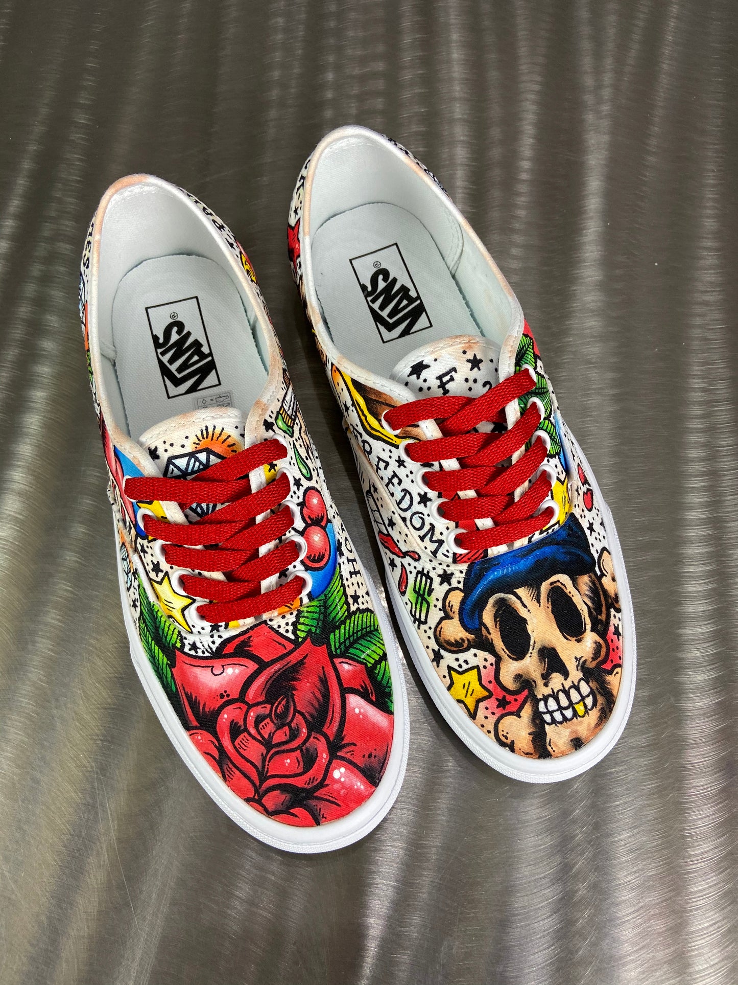 Classic Tattoo Vans Authentic shoes