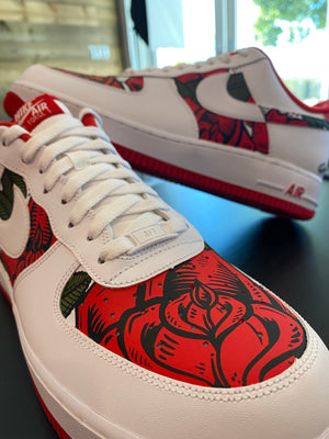 Red Roses Nike AF1