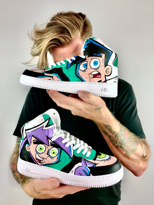 Going Ghost Danny Phantom Nike AF1 shoes