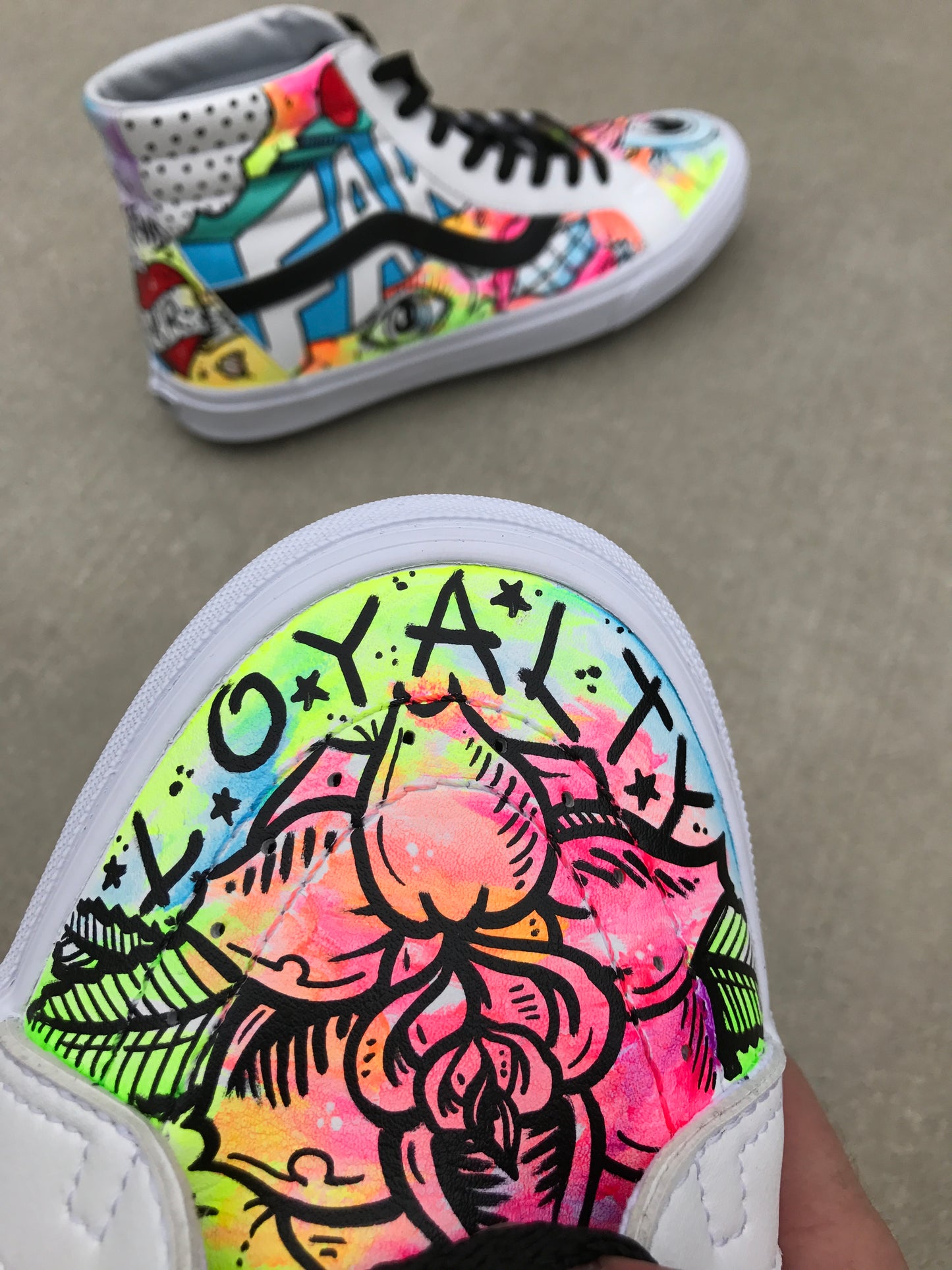 Battery Acid - Vans Sk8 Hi Leather