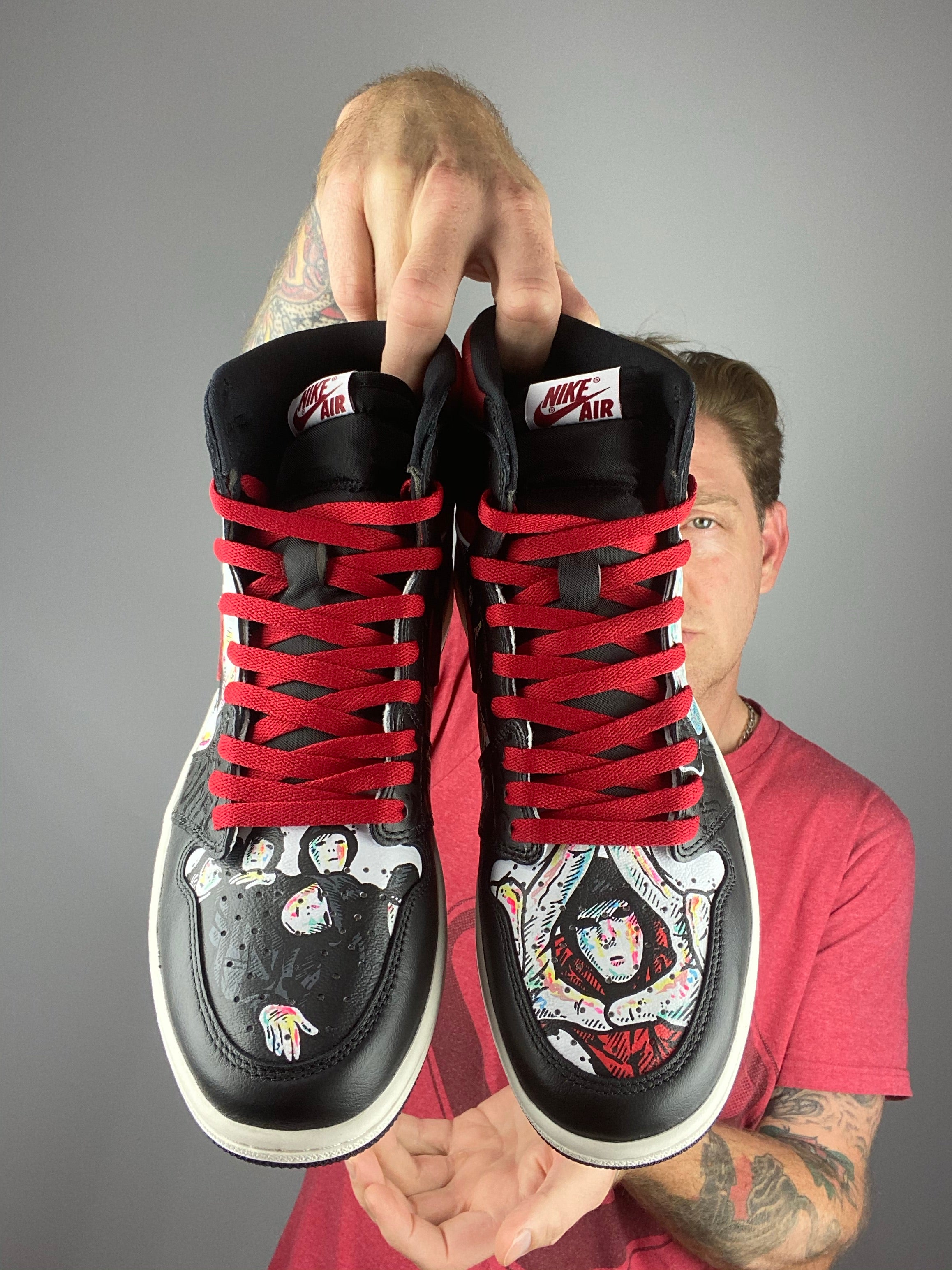 Jabbawockeez Team Issue - Nike Jordan retro shoes
