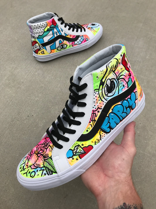 Battery Acid - Vans Sk8 Hi Leather